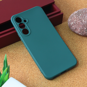 Silikonska maska / futrola Teracell Giulietta za Samsung A546B Galaxy A54 5G mat zelena.