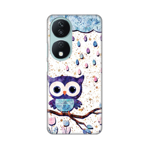 Silikonska maska / futrola print ultra tanka za Huawei Honor X7b Owl.