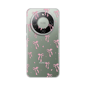 Silikonska maska / futrola print ultra tanka za Huawei Honor Magic 8 Lite Cute Bow.