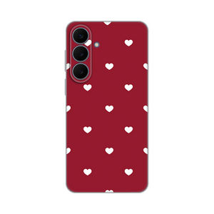 Silikonska maska / futrola print ultra tanka za Samsung S731B Galaxy S25 Fe Burgundy Hearts.