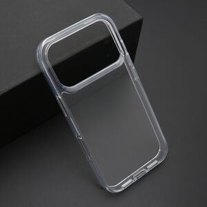 Maska / futrola COLOR frame za iPhone 17 Pro srebrna (providna) (MS).