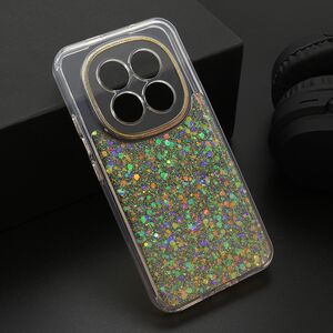 Maska / futrola CRYSTAL GLOW za Xiaomi Redmi Note 15 5G narandzasta (MS).