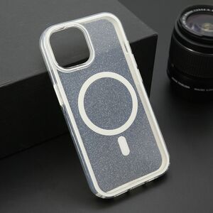 Maska / futrola CRYSTAL MagSafe za iPhone 15 bela (MS).