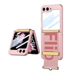 Maska / futrola STRAP CASE za Samsung F741B/F761B Galaxy Z Flip 6 5G/Z Flip 7 FE 5G roze (GKK case) (MS).