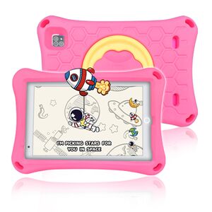 Wintouch tablet za decu K81 PRO 8 inca beli / Maska / futrola pink (MS).