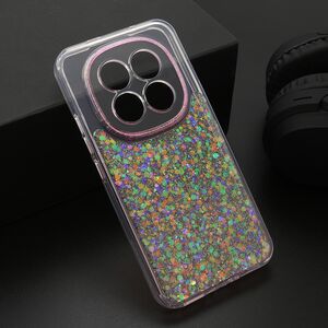 Maska / futrola CRYSTAL GLOW za Xiaomi Redmi Note 15 5G roze (MS).