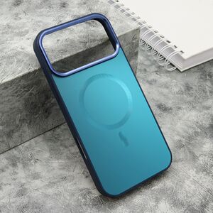 Maska / futrola COLOR METAL Magsafe za iPhone 17 Pro Max (6.9) plava (big camera) (MS).