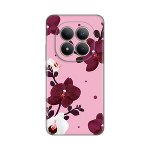 Silikonska maska / futrola print ultra tanka za Xiaomi Redmi Note 15 Pro Plus 5G Pink Orchid.