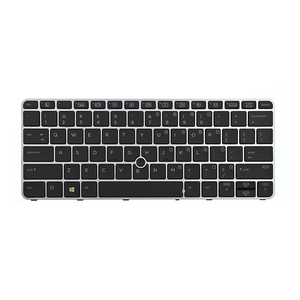Tastatura za laptop HP 820 G3 sa misem sivi frejm.
