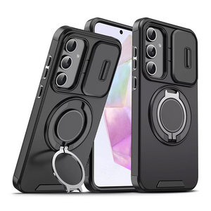 Maska / futrola CamShield Ring stand za Samsung A376 Galaxy A37 5G crna.