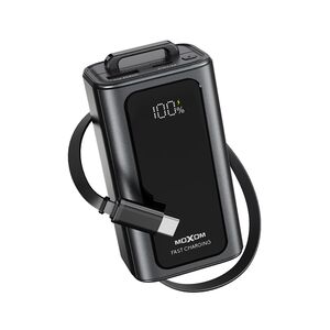 Back Up Baterija Moxom MX-PB166 Hurricane PD 20W + QC 22.5W 10000mAh crni (MS).