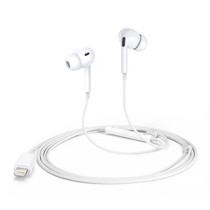 Slusalice sa adapterom za punjenje JH-015 za iPhone lightning bele HQ.