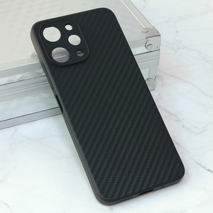 Maska / futrola Carbon fiber za Xiaomi Redmi 12 crna.