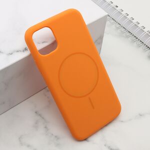 Maska / futrola FLEX MagSafe za iPhone 11 (6.1) narandzasta (MS).