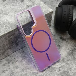 Maska / futrola GLOW LOOK MagSafe za Samsung S941 Galaxy S26 5G ljubicasta (MS).