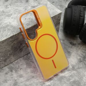 Maska / futrola GLOW LOOK MagSafe za Samsung S941 Galaxy S26 5G narandzasta (MS).