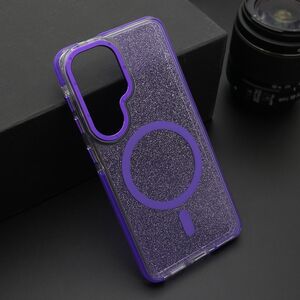 Maska / futrola SPARKLING LOOK MagSafe za Samsung S941 Galaxy S26 5G ljubicasta (MS).