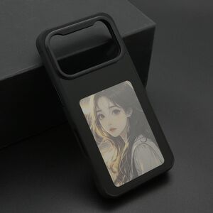 Maska / futrola SMART COVER Corning Glass za iPhone 17 Pro crna (MS).