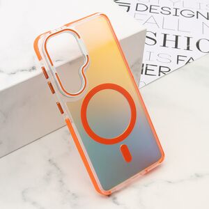 Maska / futrola SHINE LOOK MagSafe za Samsung S941 Galaxy S26 5G narandzasta (MS).