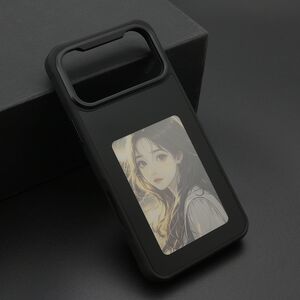 Maska / futrola SMART COVER Corning Glass za iPhone 17 Pro Max (6.9) crna (MS).