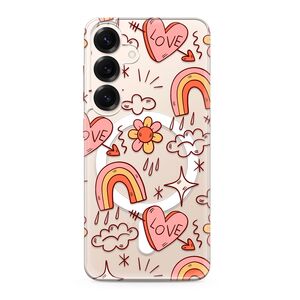 Maska / futrola silikonska print MagSafe za Samsung S931 Galaxy S25 5G love (MS).