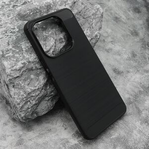 Silikonska maska / futrola BRUSHED za Huawei Honor X7d/Honor Smart 400 4G crna (MS).