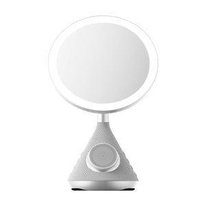 Zvucnik bluetooth + Ogledalo makeup + Bezicni punjac MagSafe SY-W02243 sivi (MS).