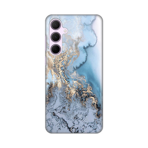 Silikonska maska / futrola print za Samsung A356 Galaxy A35 5G 5G Blue Gold Marble.