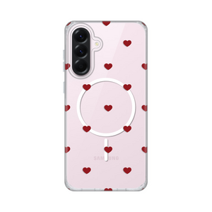 Maska / futrola print Magsafe za Samsung A566 Galaxy A56 Red Hearts.