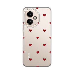 Silikonska maska / futrola print za Huawei Honor 400 Red Hearts.