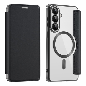 Maska / futrola Magsafe Lux na preklop za Samsung S946 Galaxy S26 Plus crna.