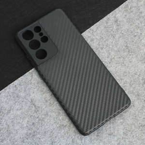 Maska / futrola Carbon fiber za Samsung G998B Galaxy S21 Ultra 5G crna.