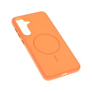 Maska / futrola Magsafe mat Line za Samsung S731B Galaxy S25 FE narandzasta.