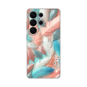 Silikonska maska / futrola print za Samsung S948 Galaxy S26 Ultra Pastel Feathers.