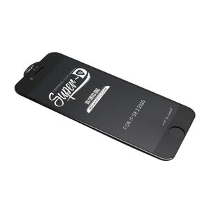 GLASS - Staklena zaštita za ekran 11D za iPhone SE (2020/2022) SUPER D crna (MS).