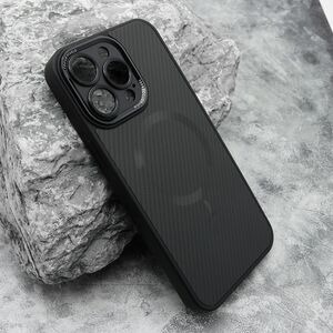 Maska / futrola CARBON MagSafe za iPhone 15 Pro Max (6.7) crna (small camera) (MS).