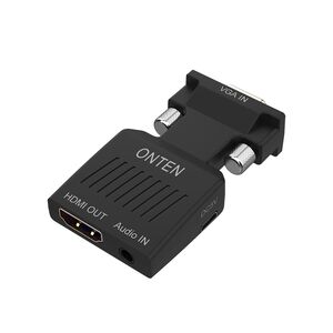 Adapter VGA + jack 3.5mm na HDMI (zenski) 20cm (OTN-7508) Onten (MS).