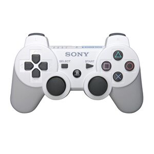 DualShock 3 Joypad for PS3 Ceramic beli original (MS).