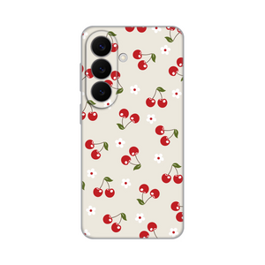 Silikonska maska / futrola print za Samsung S941 Galaxy S26 Cherry and Flowers.