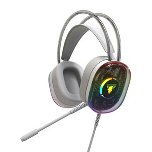 Slusalice gejmerske RGB za mikrofonom GH580 sive JEDEL (MS).