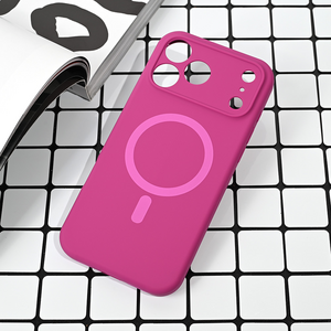 Maska / futrola Magsafe Pure color za iPhone 17 Pro Max 6.9 tamno pink.