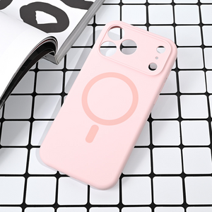 Maska / futrola Magsafe Pure color za iPhone 17 Pro Max 6.9 roze.