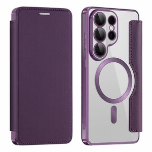 Maska / futrola Magsafe Lux na preklop za Samsung S948 Galaxy S26 Ultra ljubicasta.