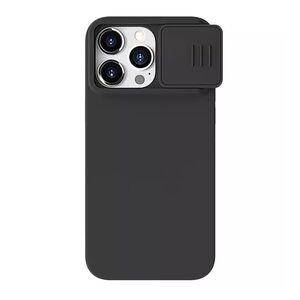 Maska / futrola Nillkin Cam Shield Silky za iPhone 15 Pro Max (6.7) crna (MS).