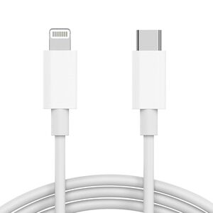 USB data kabl PD za iPhone Type C na lightning 3A HQ beli 1m (MS).