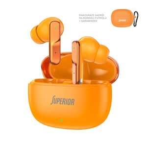 Slusalice bluetooth Superior X Master 2 ENC narandzaste (MS).
