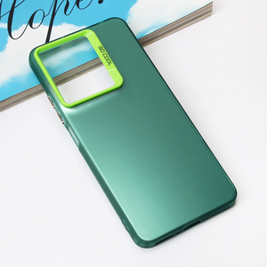 Maska / futrola providna za Xiaomi Redmi Note 13 4G zelena.