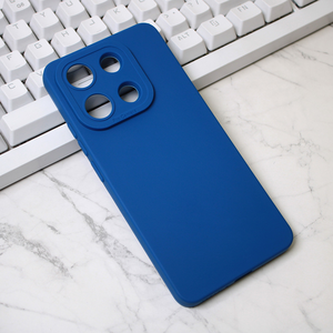 Maska / futrola Silikon Pro Camera za Xiaomi Redmi Note 13 4G (EU) tamno plava.