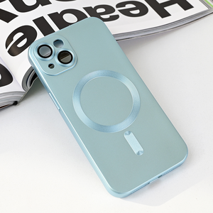 Maska / futrola Magsafe Chrome za iPhone 14 plava.