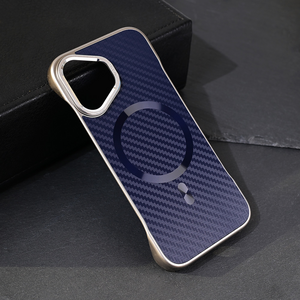 Maska / futrola Magsafe Carbon za iPhone 16 6.1 plava.